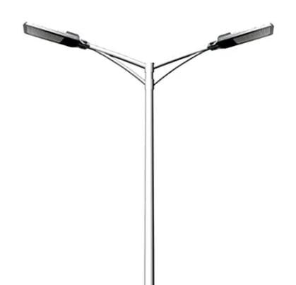 Double arm street light pole sales